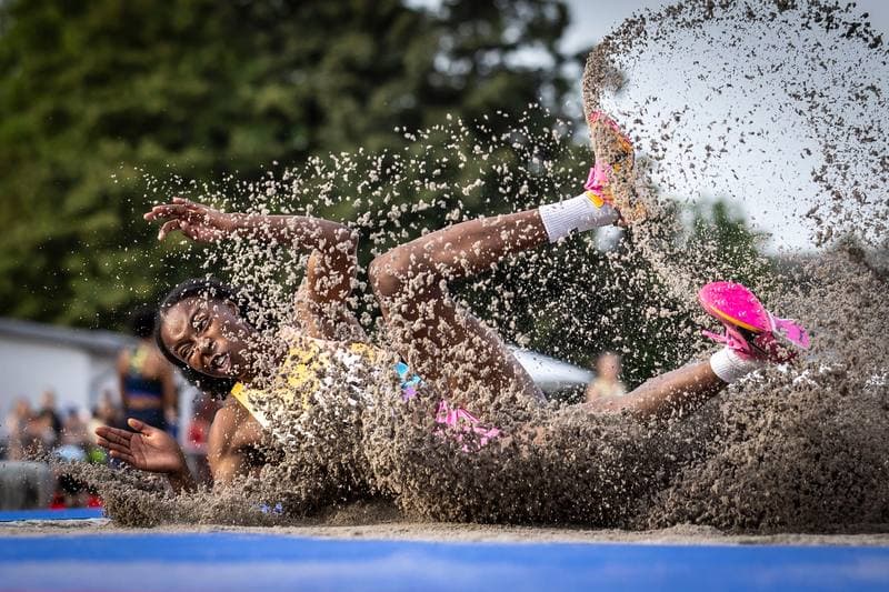 Athletics. 61. Internationales Pfingstsportfest. Yemisi Mabry - . 24.05.2026