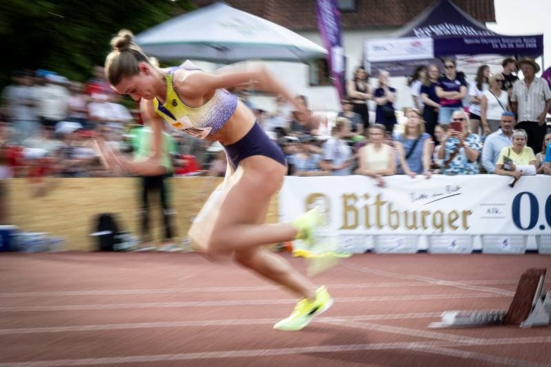 Athletics. 61. Internationales Pfingstsportfest. Yemisi Mabry - . 24.05.2026