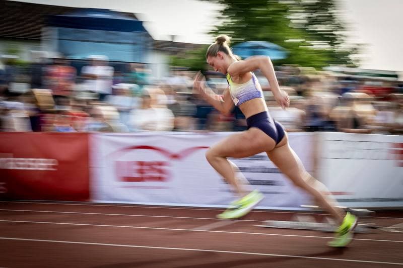 Athletics. 61. Internationales Pfingstsportfest. Yemisi Mabry - . 24.05.2026