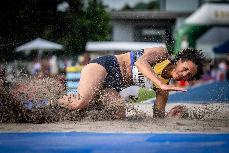 Athletics. 61. Internationales Pfingstsportfest. Yemisi Mabry - . 24.05.2026