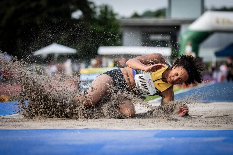 Athletics. 61. Internationales Pfingstsportfest. Yemisi Mabry - . 24.05.2026