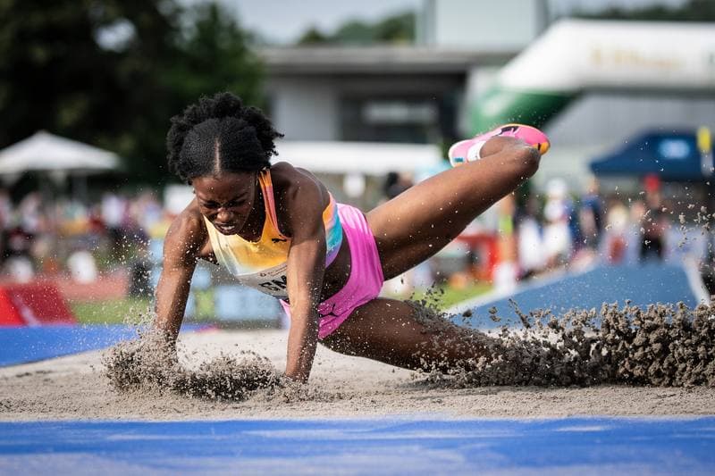 Athletics. 61. Internationales Pfingstsportfest. Yemisi Mabry - . 24.05.2026
