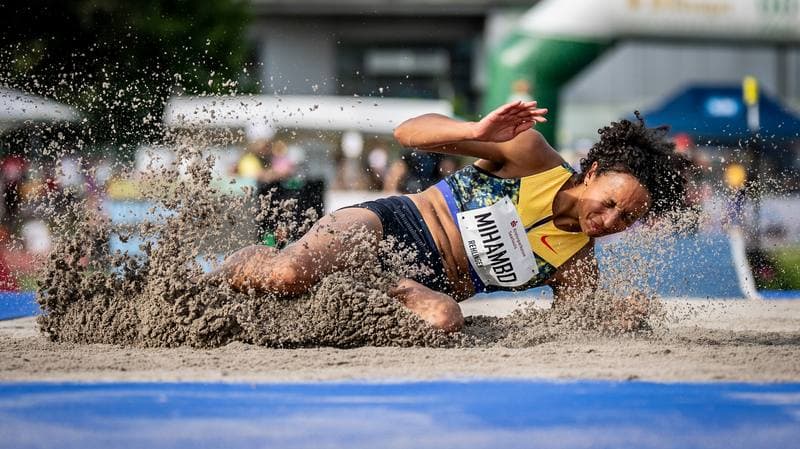 Athletics. 61. Internationales Pfingstsportfest. Yemisi Mabry - . 24.05.2026