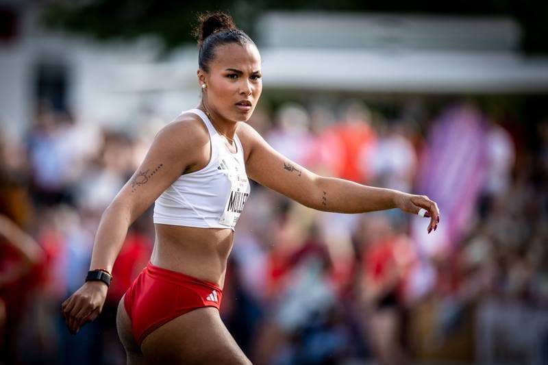 Athletics. 61. Internationales Pfingstsportfest. Yemisi Mabry - . 24.05.2026