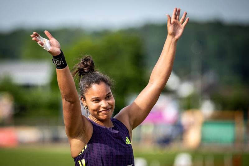 Athletics. 61. Internationales Pfingstsportfest. Yemisi Mabry - . 24.05.2026
