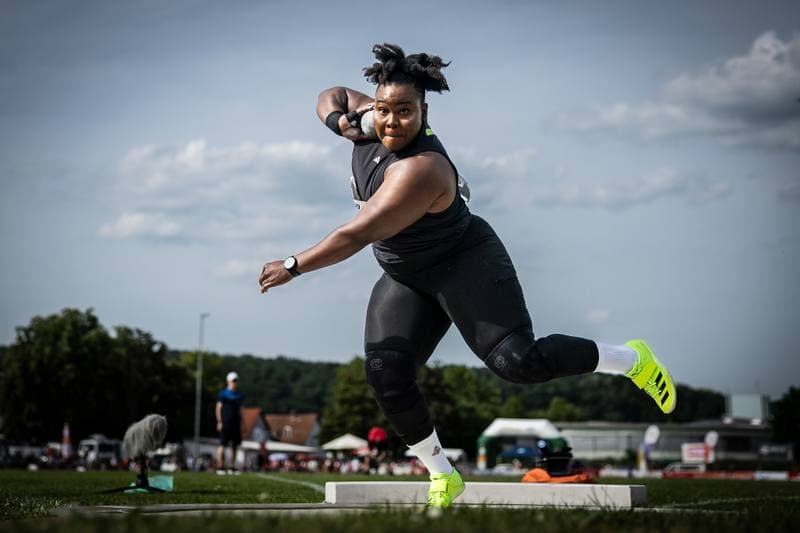 Athletics. 61. Internationales Pfingstsportfest. Yemisi Mabry - . 24.05.2026