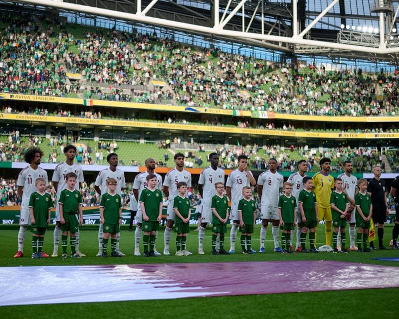 Football. International Friendly. Ireland - Qatar. 28.05.2026