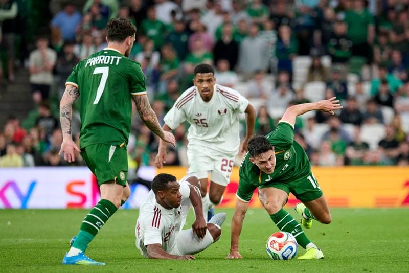 Football. International Friendly. Ireland - Qatar. 28.05.2026