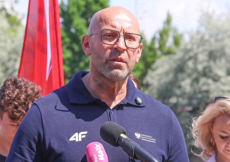 Minister of Sport and Tourism Jakub Rutnicki. Press Conference. 01.06.2026