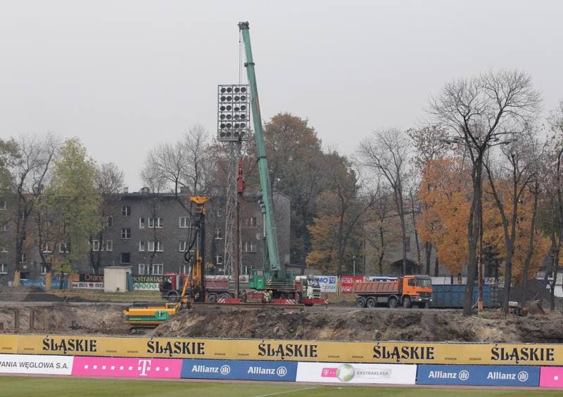 Football. Gornik Zabrze. Press Conference. 29.10.2011