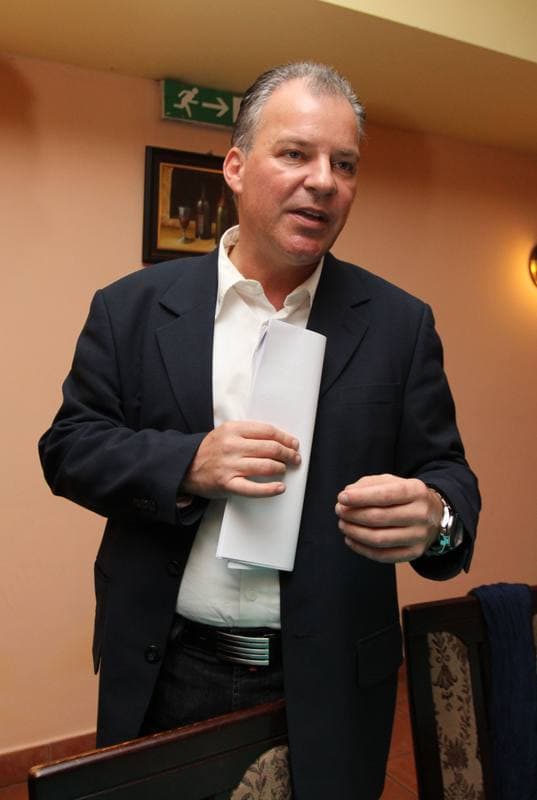 Football. Piast Gliwice. Press Conference. 09.12.2011