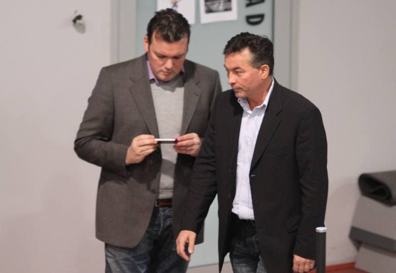 Football. Piast Gliwice. Press Conference. 06.12.2011