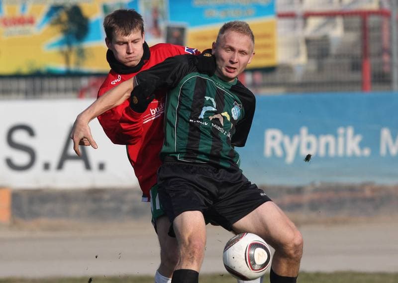 Football. II liga. Energetyk ROW Rybnik - Zaglebie Sosnowiec. 13.11.2011