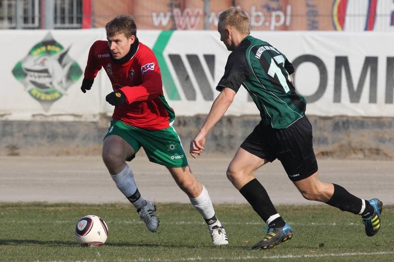 Football. II liga. Energetyk ROW Rybnik - Zaglebie Sosnowiec. 13.11.2011