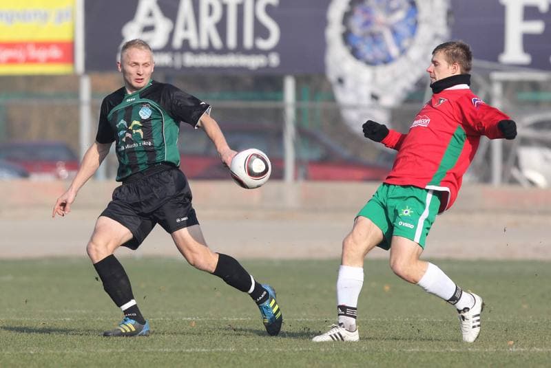 Football. II liga. Energetyk ROW Rybnik - Zaglebie Sosnowiec. 13.11.2011