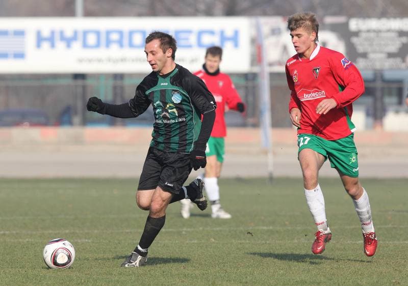 Football. II liga. Energetyk ROW Rybnik - Zaglebie Sosnowiec. 13.11.2011
