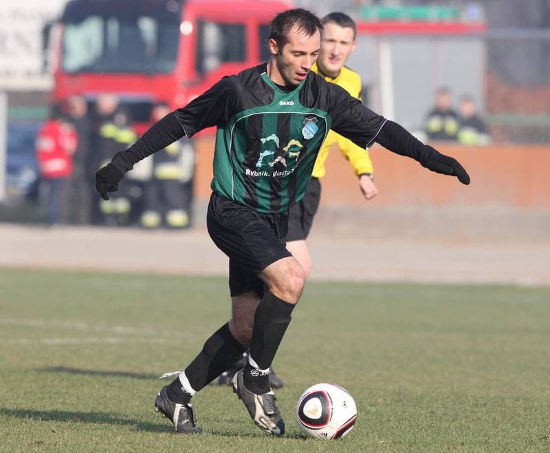 Football. II liga. Energetyk ROW Rybnik - Zaglebie Sosnowiec. 13.11.2011
