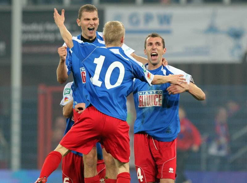 Football. I liga. Piast Gliwice - Wisla Plock. 05.11.2011