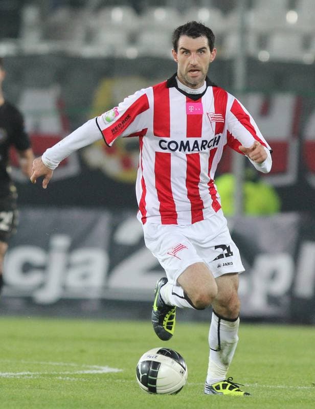 Football. T-Mobile Ekstraklasa. Cracovia Krakow - Polonia Warszawa. 24.10.2011