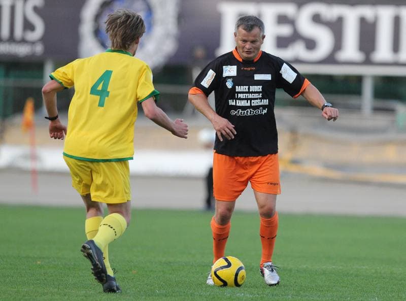 Football. Przyjaciele Darka Dudka - Zuzlowcy. 06.10.2011