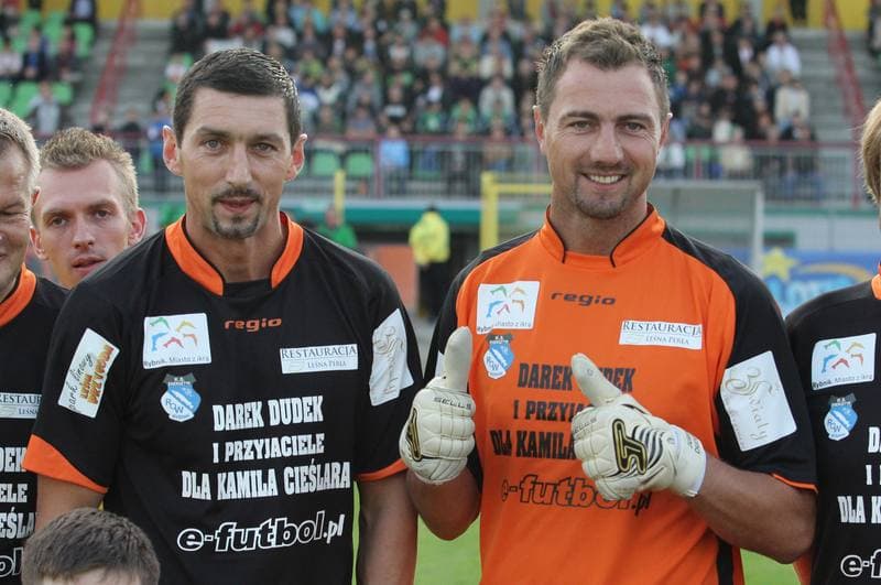 Football. Przyjaciele Darka Dudka - Zuzlowcy. 06.10.2011