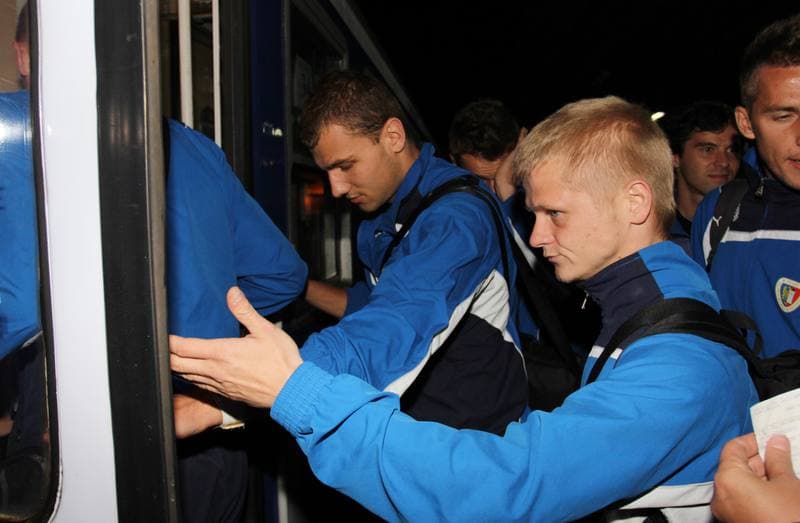 Football. Piast Gliwice. Press Conference. 29.09.2011