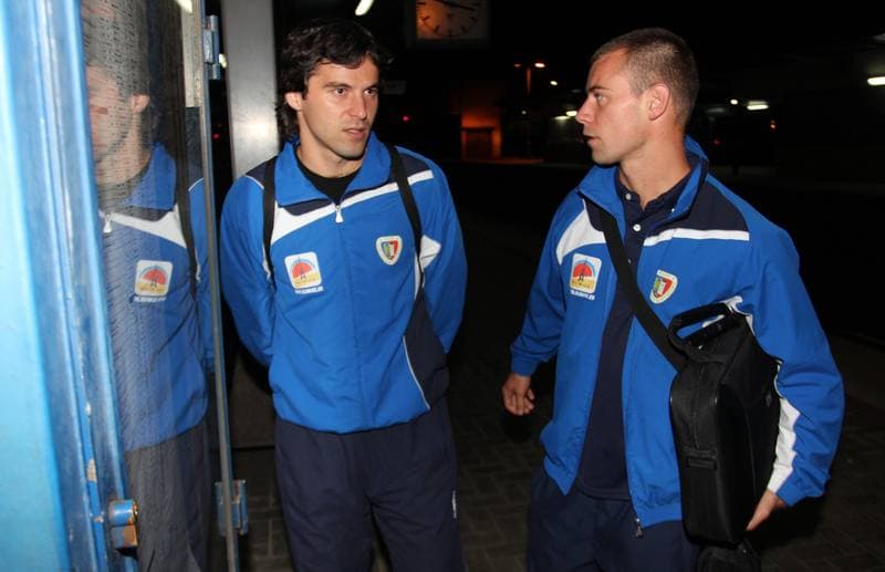 Football. Piast Gliwice. Press Conference. 29.09.2011