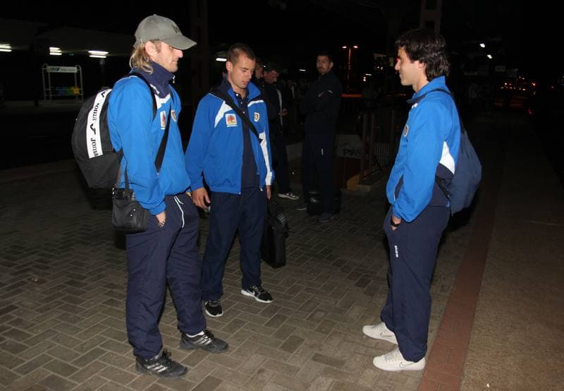 Football. Piast Gliwice. Press Conference. 29.09.2011