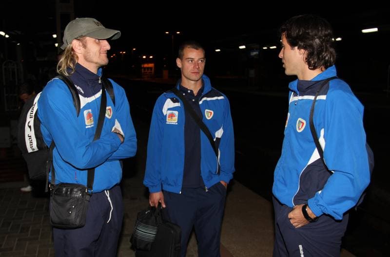 Football. Piast Gliwice. Press Conference. 29.09.2011