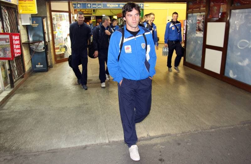 Football. Piast Gliwice. Press Conference. 29.09.2011