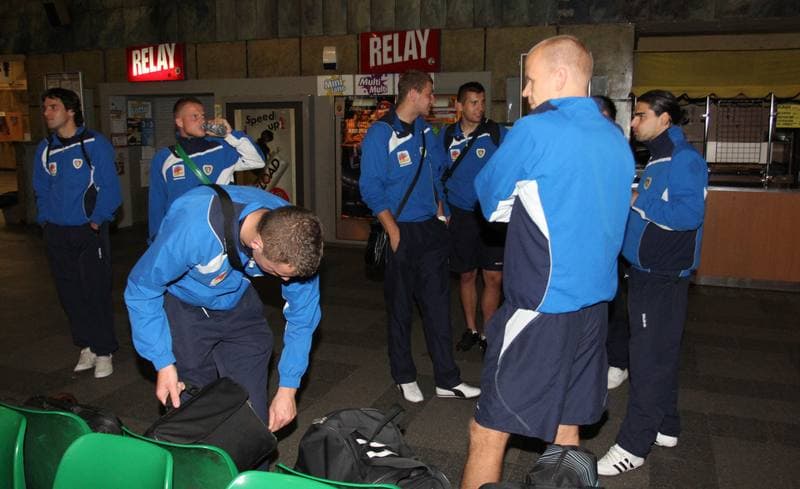 Football. Piast Gliwice. Press Conference. 29.09.2011
