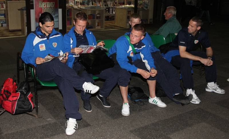 Football. Piast Gliwice. Press Conference. 29.09.2011