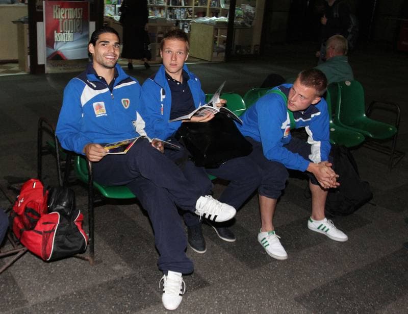 Football. Piast Gliwice. Press Conference. 29.09.2011