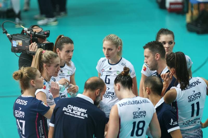 Volleyball. Polish Supercup. Chemik Police - Grot Budowlani Lodz. 06.10.2017