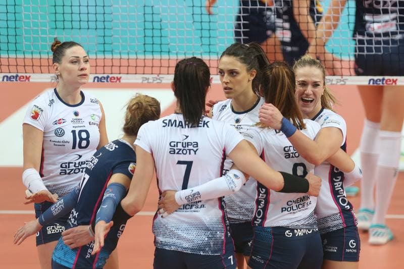 Volleyball. Polish Supercup. Chemik Police - Grot Budowlani Lodz. 06.10.2017