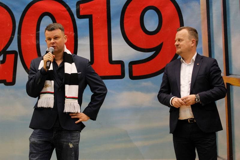 Football. Zaglebie Sosnowiec. Team Presentation. 03.02.2019