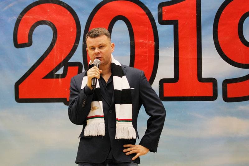 Football. Zaglebie Sosnowiec. Team Presentation. 03.02.2019
