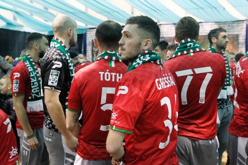 Football. Zaglebie Sosnowiec. Team Presentation. 03.02.2019