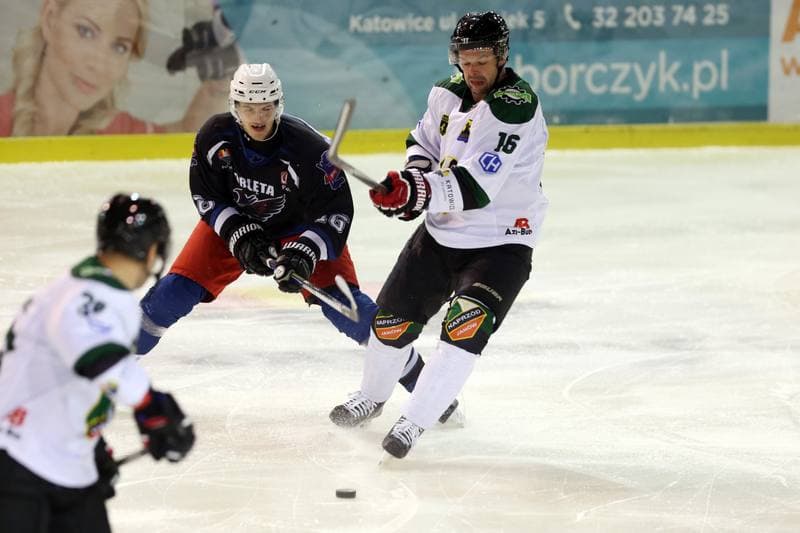 Ice Hockey. Polska Hokej Liga. Naprzod Janow - SMS PZHL Katowice. 09.10.2017
