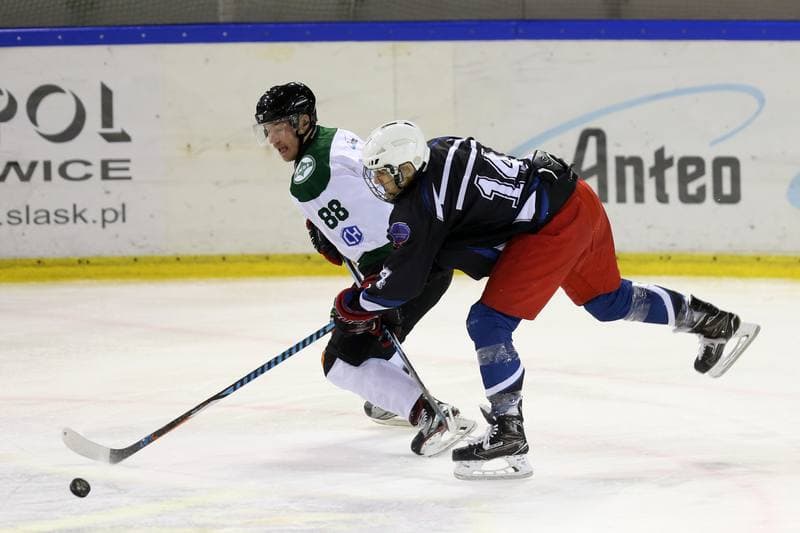 Ice Hockey. Polska Hokej Liga. Naprzod Janow - SMS PZHL Katowice. 09.10.2017