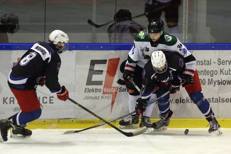 Ice Hockey. Polska Hokej Liga. Naprzod Janow - SMS PZHL Katowice. 09.10.2017