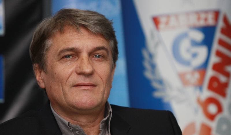Football. Gornik Zabrze. Press Conference. 06.01.2010