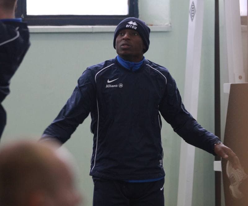 Football. Gornik Zabrze. Training. 07.01.2010