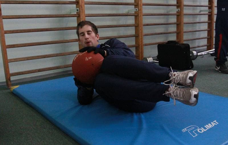 Football. Gornik Zabrze. Training. 07.01.2010