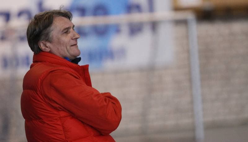 Football. Gornik Zabrze. Training. 07.01.2010