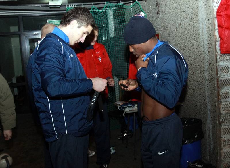 Football. Gornik Zabrze. Training. 07.01.2010