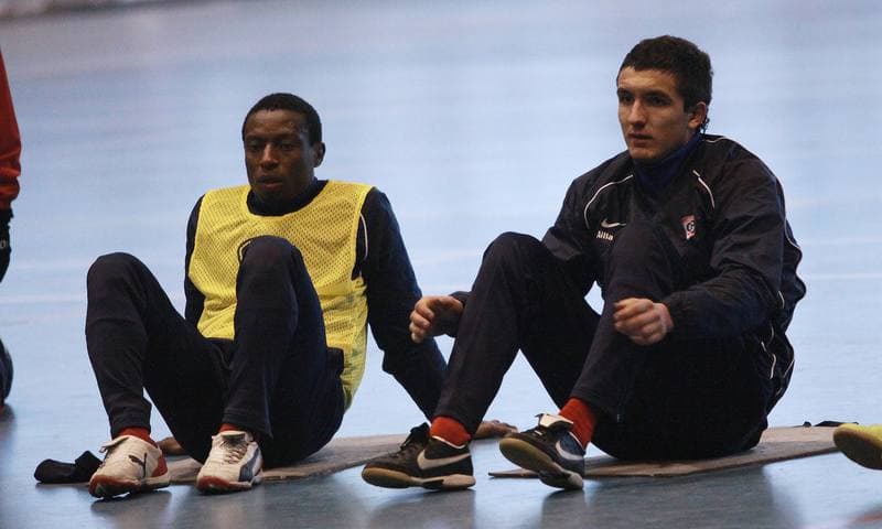 Football. Gornik Zabrze. Training. 07.01.2010