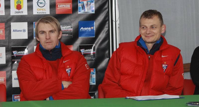 Football. Gornik Zabrze. Training. 07.01.2010