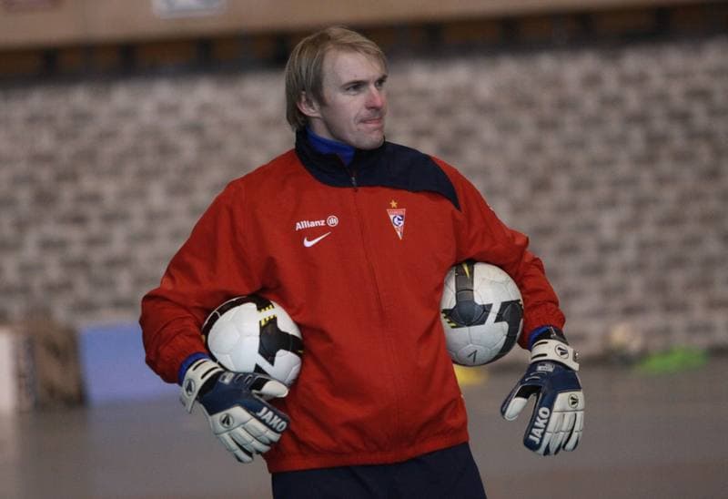 Football. Gornik Zabrze. Training. 07.01.2010