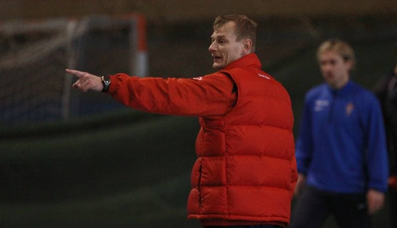 Football. Gornik Zabrze. Training. 07.01.2010